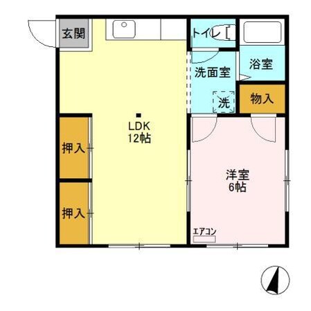 ＫＳコータスの物件間取画像